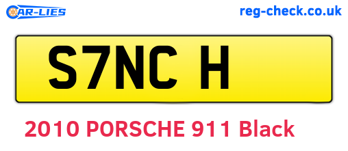 S7NCH are the vehicle registration plates.