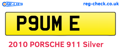 P9UME are the vehicle registration plates.