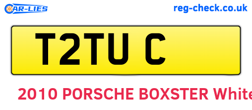 T2TUC are the vehicle registration plates.