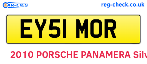 EY51MOR are the vehicle registration plates.