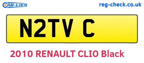 N2TVC are the vehicle registration plates.