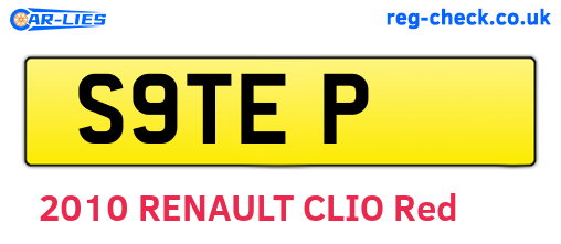 S9TEP are the vehicle registration plates.