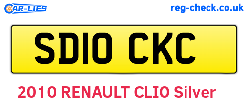 SD10CKC are the vehicle registration plates.