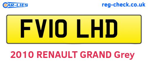 FV10LHD are the vehicle registration plates.