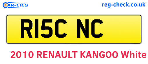 R15CNC are the vehicle registration plates.