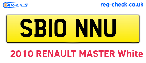 SB10NNU are the vehicle registration plates.