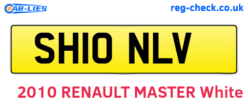 SH10NLV are the vehicle registration plates.