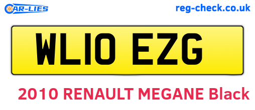 WL10EZG are the vehicle registration plates.