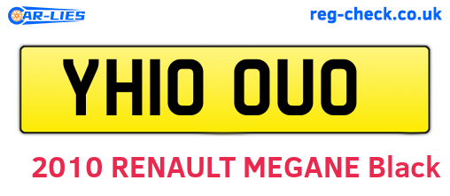 YH10OUO are the vehicle registration plates.
