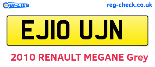 EJ10UJN are the vehicle registration plates.