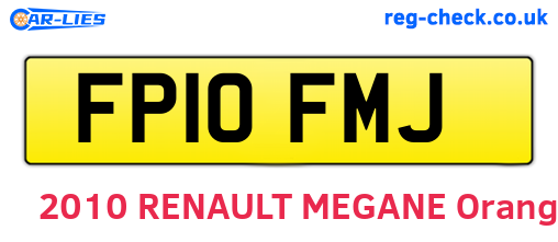 FP10FMJ are the vehicle registration plates.