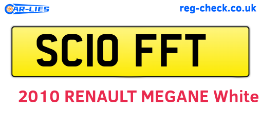SC10FFT are the vehicle registration plates.