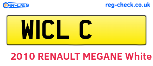 W1CLC are the vehicle registration plates.