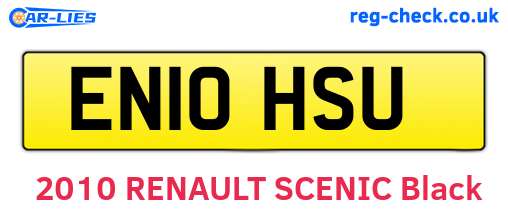 EN10HSU are the vehicle registration plates.