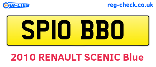 SP10BBO are the vehicle registration plates.