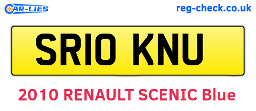 SR10KNU are the vehicle registration plates.