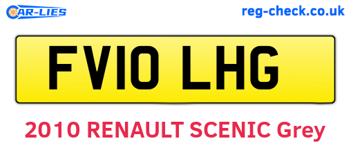 FV10LHG are the vehicle registration plates.