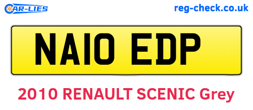 NA10EDP are the vehicle registration plates.