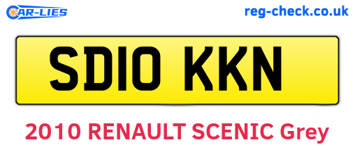 SD10KKN are the vehicle registration plates.