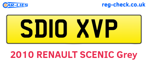 SD10XVP are the vehicle registration plates.