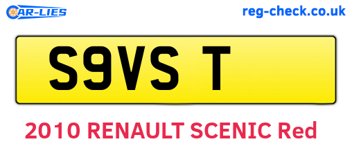 S9VST are the vehicle registration plates.