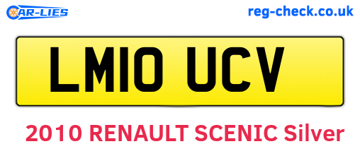 LM10UCV are the vehicle registration plates.