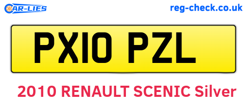 PX10PZL are the vehicle registration plates.