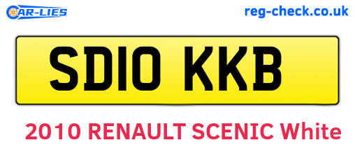 SD10KKB are the vehicle registration plates.