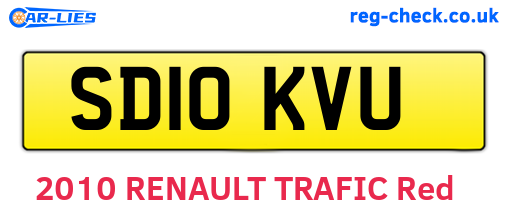 SD10KVU are the vehicle registration plates.