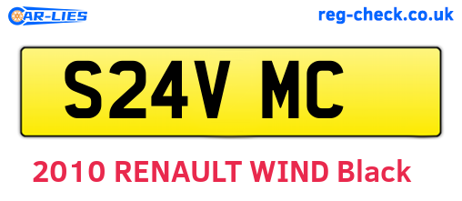 S24VMC are the vehicle registration plates.