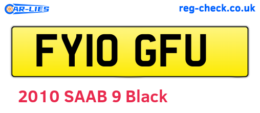 FY10GFU are the vehicle registration plates.