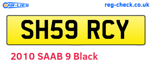 SH59RCY are the vehicle registration plates.