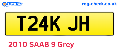T24KJH are the vehicle registration plates.