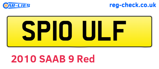 SP10ULF are the vehicle registration plates.