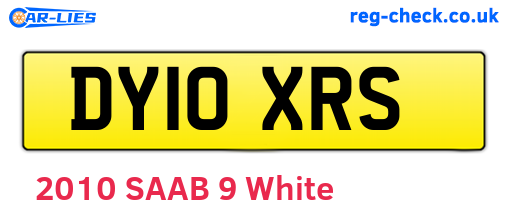 DY10XRS are the vehicle registration plates.