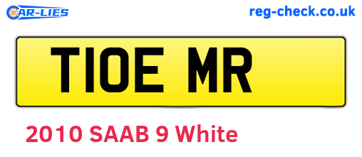 T10EMR are the vehicle registration plates.