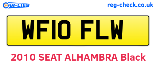 WF10FLW are the vehicle registration plates.