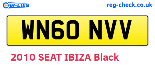 WN60NVV are the vehicle registration plates.