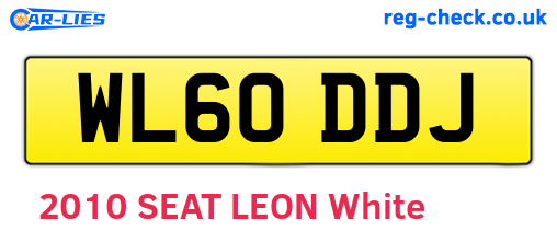 WL60DDJ are the vehicle registration plates.