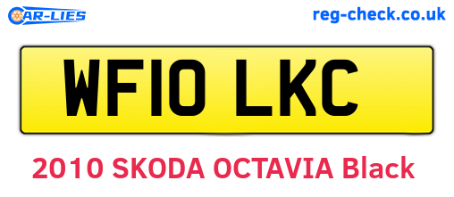 WF10LKC are the vehicle registration plates.