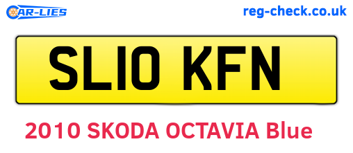 SL10KFN are the vehicle registration plates.