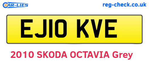 EJ10KVE are the vehicle registration plates.
