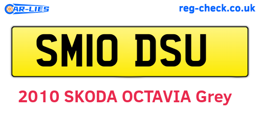 SM10DSU are the vehicle registration plates.