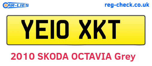 YE10XKT are the vehicle registration plates.