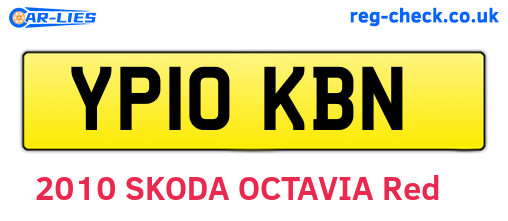 YP10KBN are the vehicle registration plates.