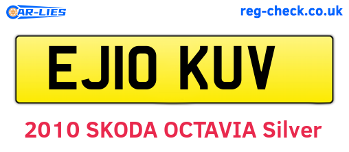 EJ10KUV are the vehicle registration plates.