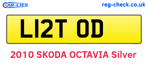 L12TOD are the vehicle registration plates.
