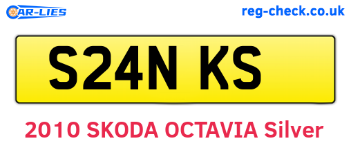 S24NKS are the vehicle registration plates.
