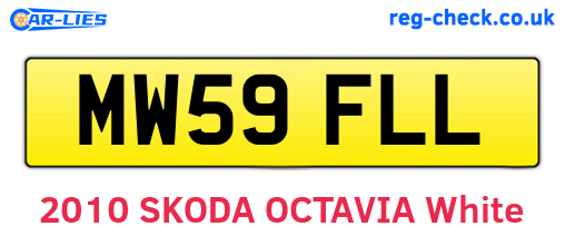 MW59FLL are the vehicle registration plates.