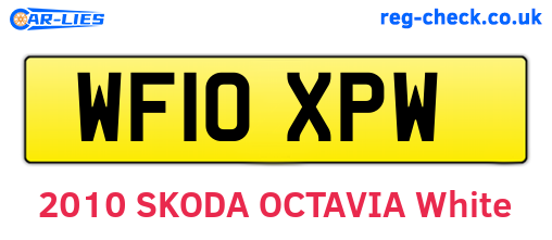 WF10XPW are the vehicle registration plates.